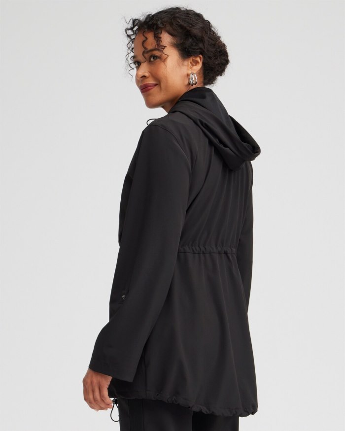 Chicos Zenergy UPF Neema Anorak Jacket - Classic Navy Chicos Zenergy UPF Neema Anorak Jacket - Classic Navy