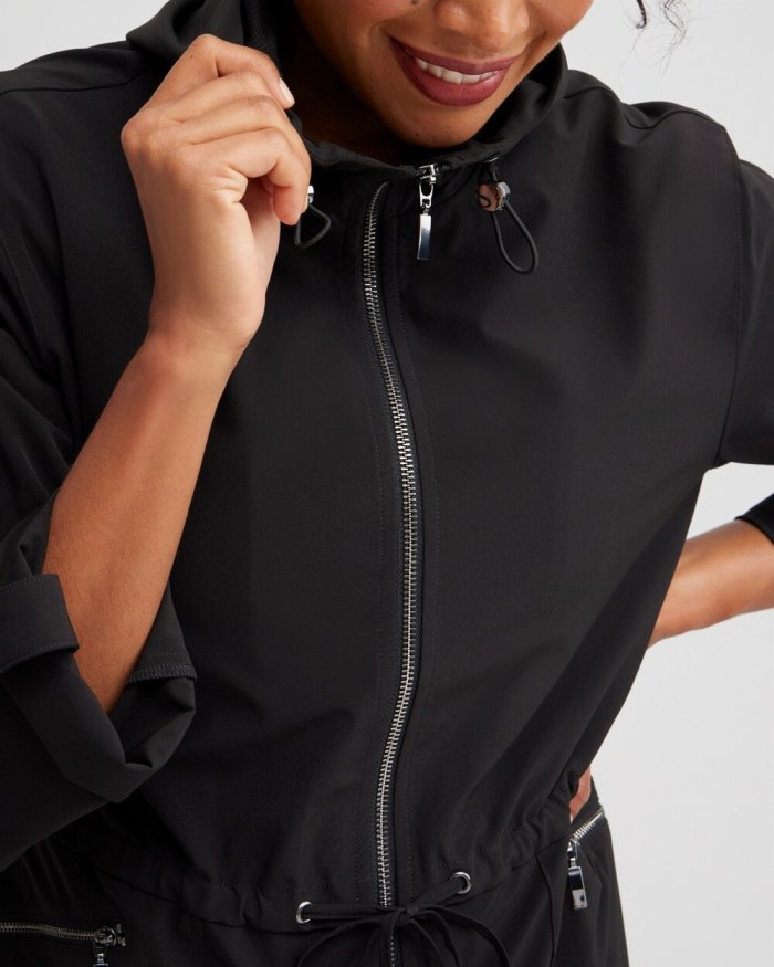 Chicos Zenergy UPF Neema Anorak Jacket - Classic Navy Chicos Zenergy UPF Neema Anorak Jacket - Classic Navy