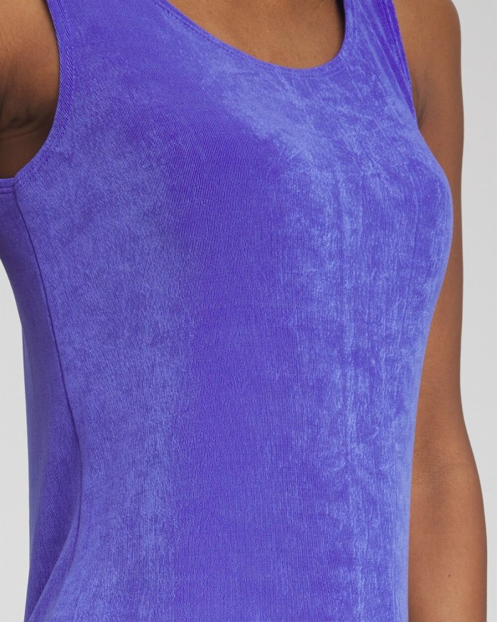 Chicos Travelers Tank Dress - Purple Nightshade Chicos Travelers Tank Dress - Purple Nightshade