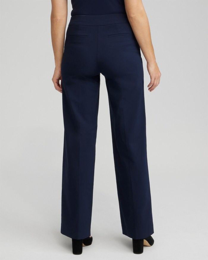 Chicos Brigitte Wide Leg Pants - Black