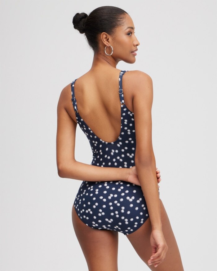 Chicos Miraclesuit Luminare Oceanus One Piece - Navy Chicos Miraclesuit Luminare Oceanus One Piece - Navy