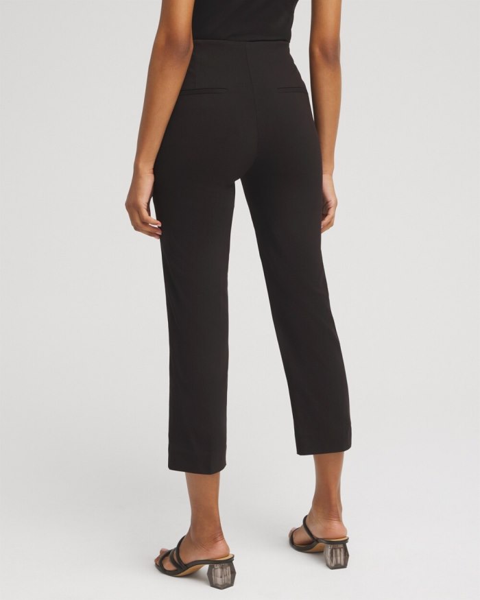 Chicos Juliet Straight Cropped Pants - Verdant Green Chicos Juliet Straight Cropped Pants - Verdant Green