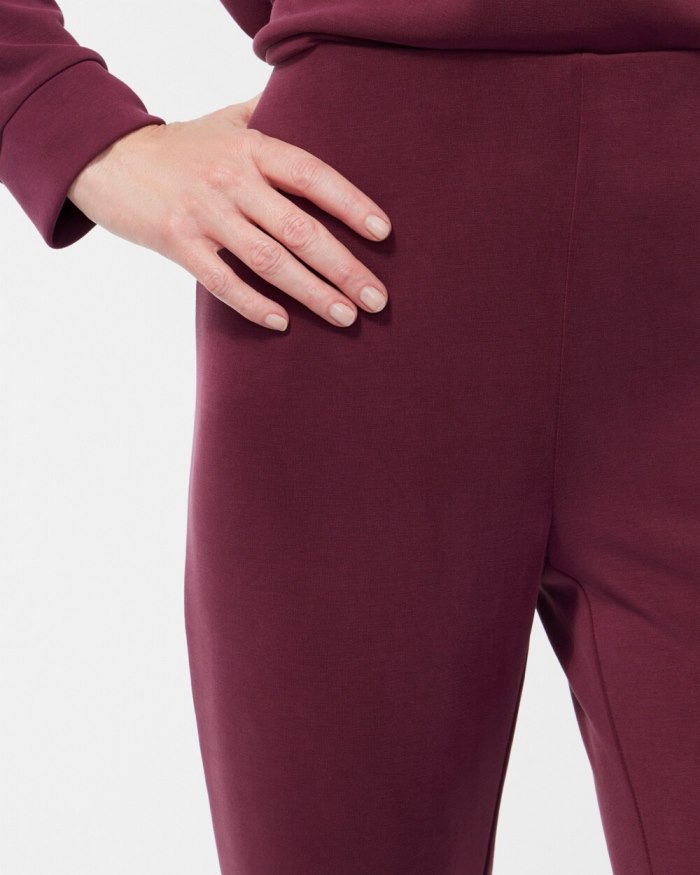 Chicos Zenergy Sueded Scuba Pants - French Roast Chicos Zenergy Sueded Scuba Pants - French Roast