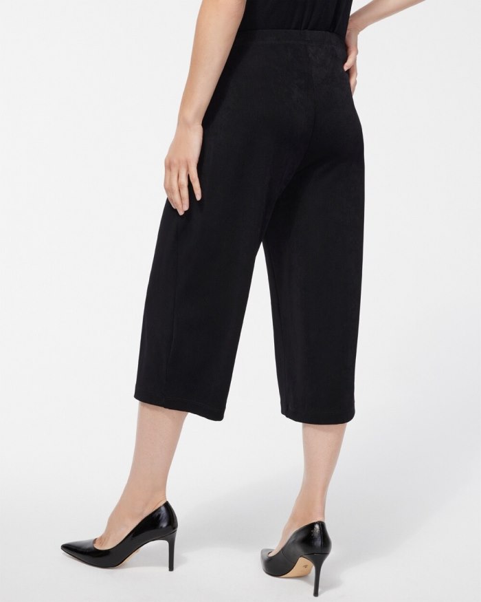 Chicos Travelers Classic Meredith Cropped Pants - Chocolate Chip Chicos Travelers Classic Meredith Cropped Pants - Chocolate Chip
