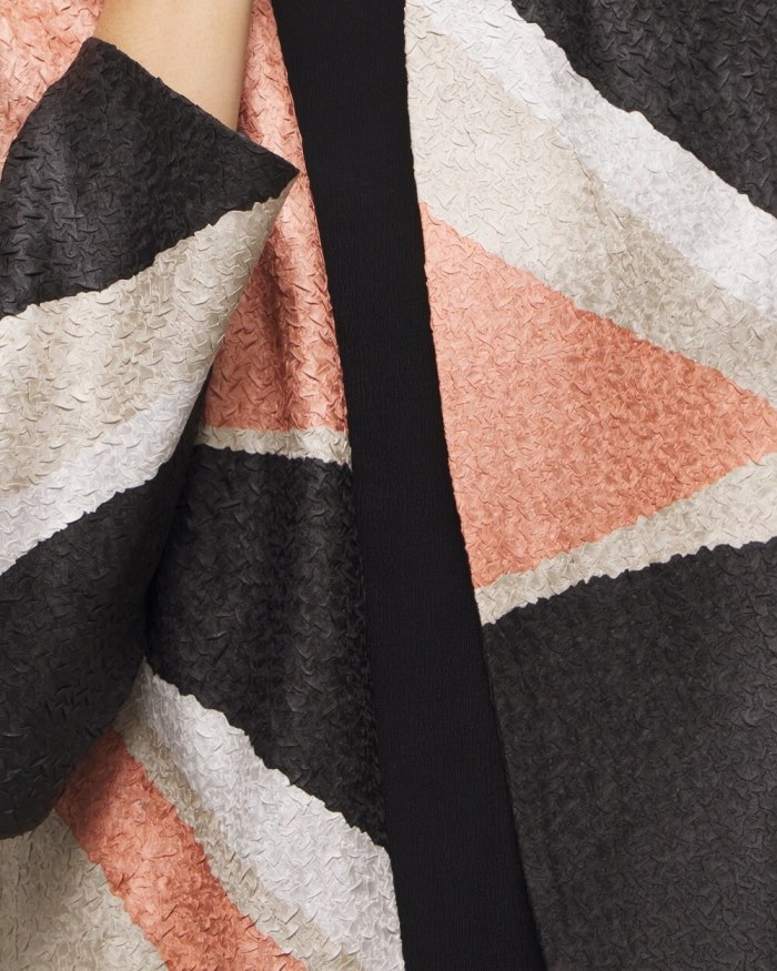 Chicos Travelers Collection Crushed Jacket - Pink Clay Chicos Travelers Collection Crushed Jacket - Pink Clay