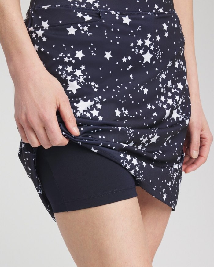 Chicos Zenergy UPF Knit Stars Skort - Classic Navy Chicos Zenergy UPF Knit Stars Skort - Classic Navy