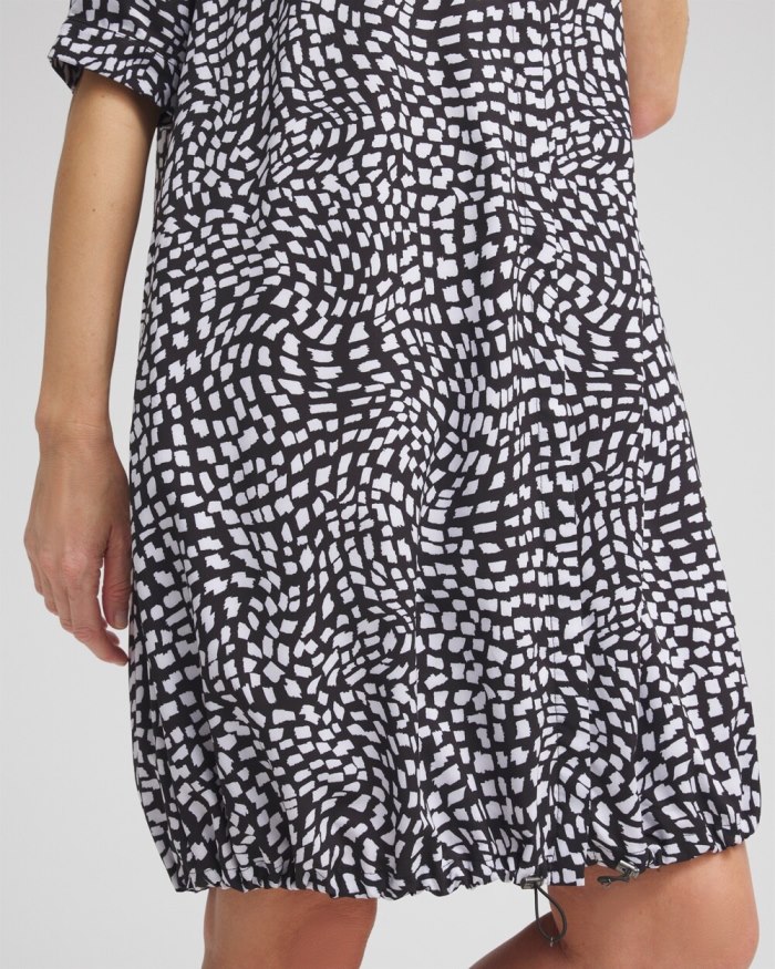 Chicos Zenergy UPF Neema Bungee Dress - Black Chicos Zenergy UPF Neema Bungee Dress - Black