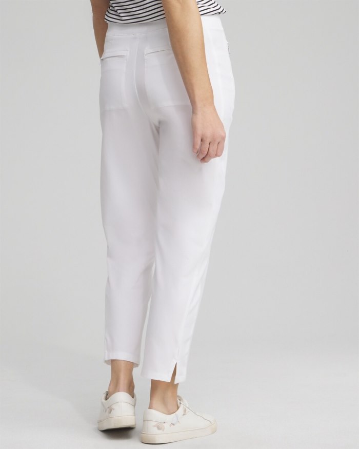 Chicos Zenergy UPF Ribbed Side Ankle Pants - Alabaster Chicos Zenergy UPF Ribbed Side Ankle Pants - Alabaster