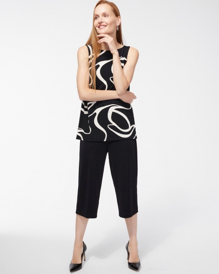 Chicos Travelers Classic Meredith Cropped Pants - Ash Gray Chicos Travelers Classic Meredith Cropped Pants - Ash Gray