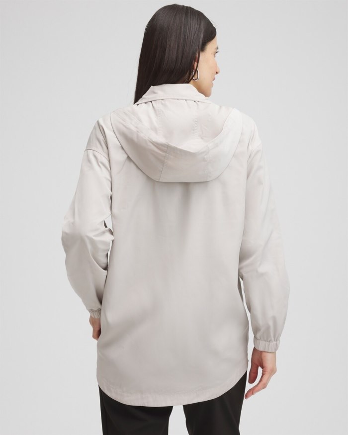 Chicos Zenergy Water Repellent Jacket - Verdant Green Chicos Zenergy Water Repellent Jacket - Verdant Green
