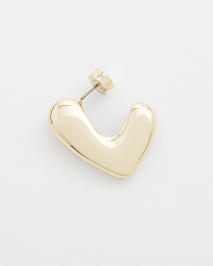 Chicos No Droop Gold Tone Mini Hoops - Gold Chicos No Droop Gold Tone Mini Hoops - Gold