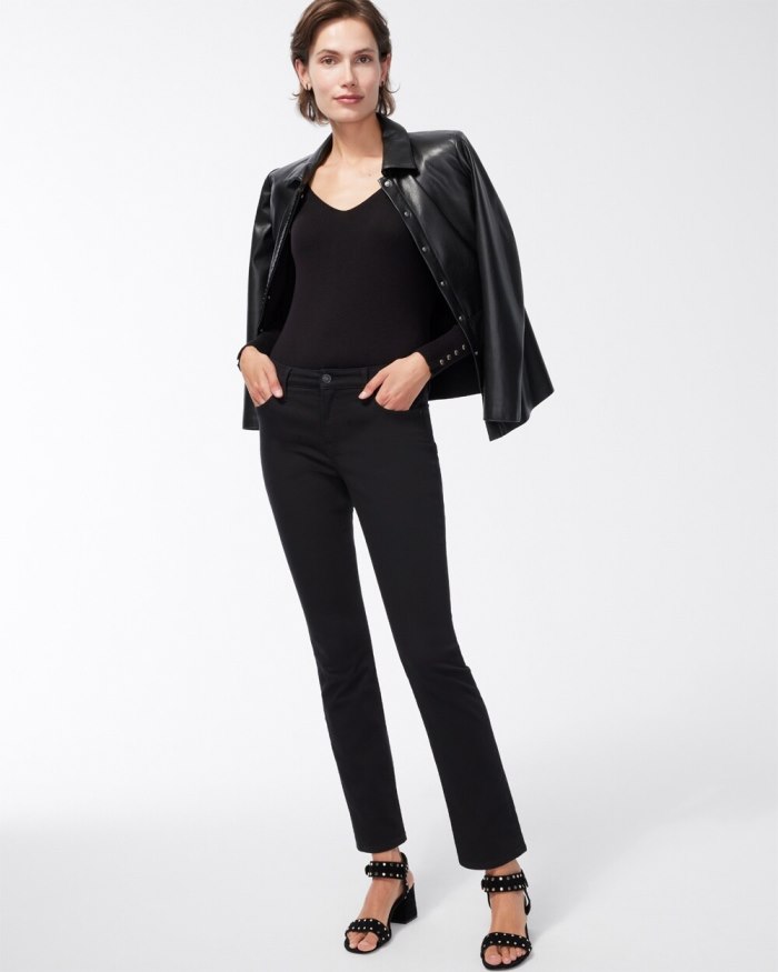 Chicos So Slimming Girlfriend Jeans - Black Chicos So Slimming Girlfriend Jeans - Black