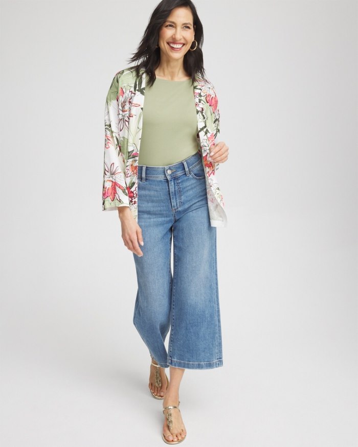 Chicos Modern Cap Sleeve Tee - PINK BROMELIAD Chicos Modern Cap Sleeve Tee - PINK BROMELIAD