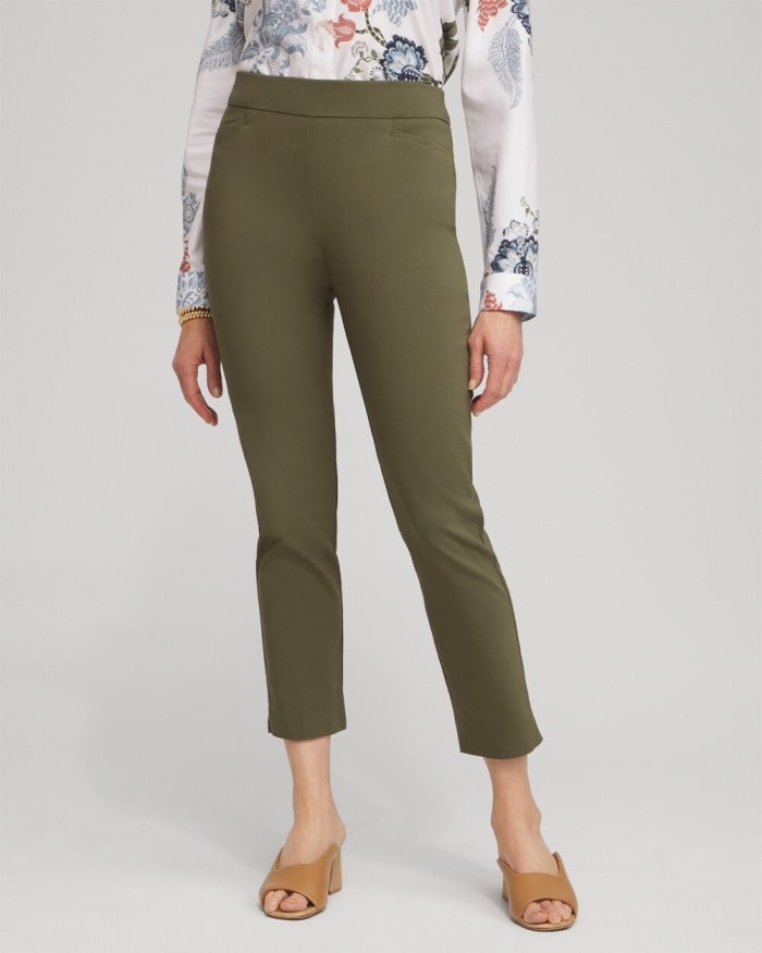 Chicos Brigitte Slim Ankle Pants - Olive Chicos Brigitte Slim Ankle Pants - Olive