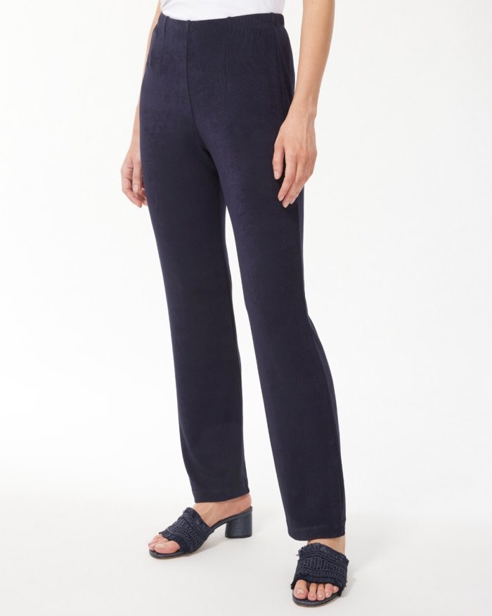 Chicos Travelers Classic No Tummy Pants - Rich Cobalt Chicos Travelers Classic No Tummy Pants - Rich Cobalt
