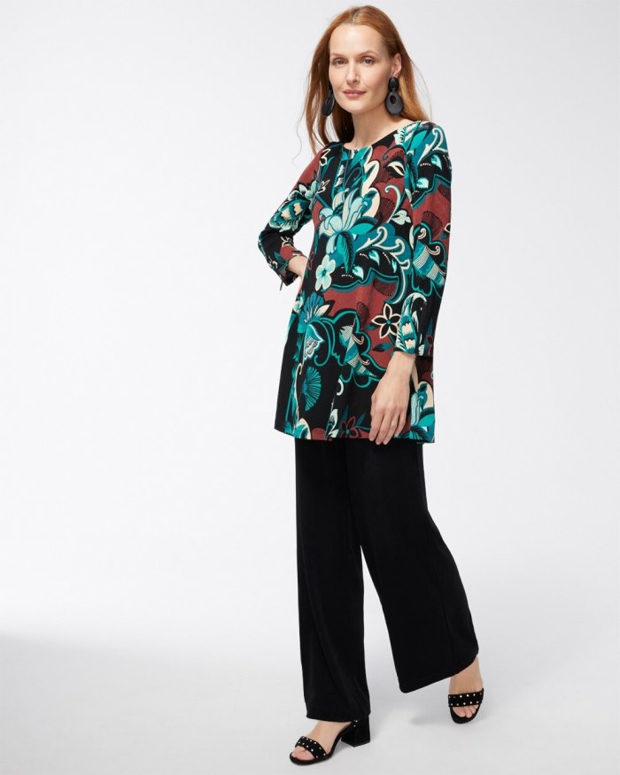 Chicos Travelers Wide Leg Pocket Pants - Travelers Black Chicos Travelers Wide Leg Pocket Pants - Travelers Black