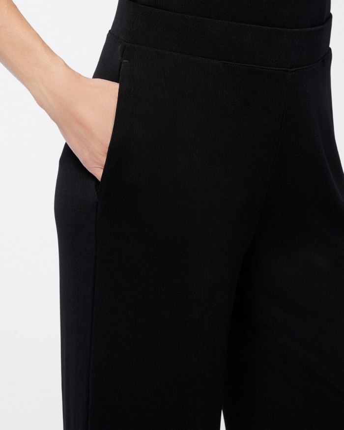 Chicos Travelers Wide Leg Pocket Pants - Travelers Black Chicos Travelers Wide Leg Pocket Pants - Travelers Black