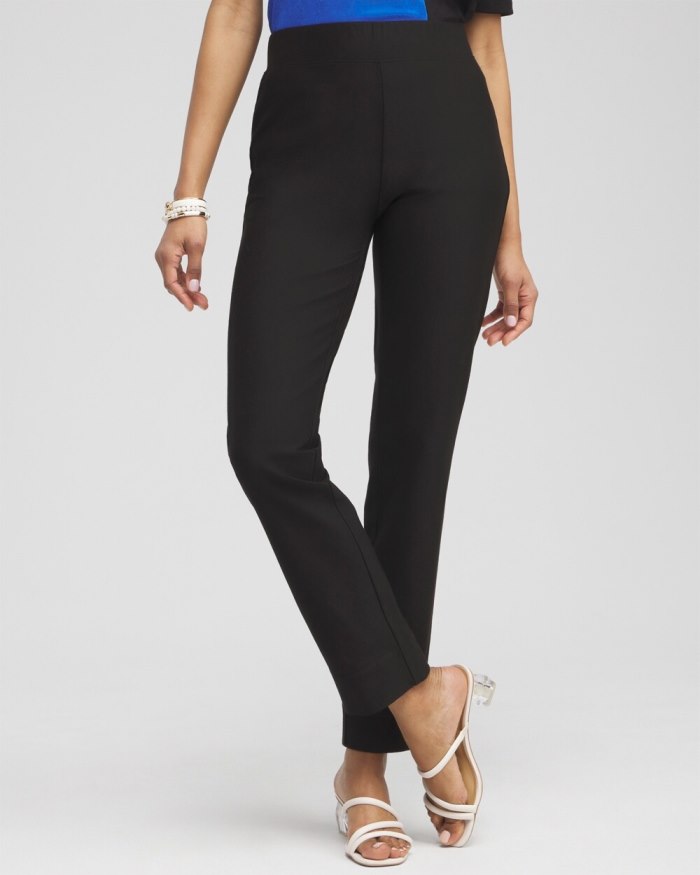 Chicos Travelers Collection Crepe Pants - Travelers Black Chicos Travelers Collection Crepe Pants - Travelers Black