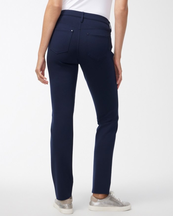Chicos Ponte 5-Pocket Slim Pants - Black Chicos Ponte 5-Pocket Slim Pants - Black
