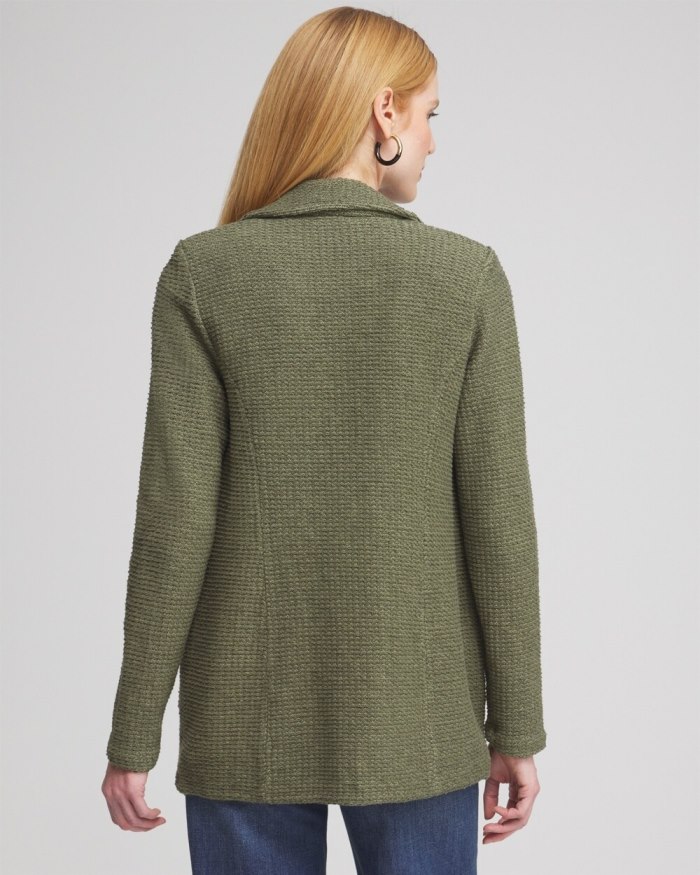 Chicos Utility Blazer Cardigan - Olive Chicos Utility Blazer Cardigan - Olive