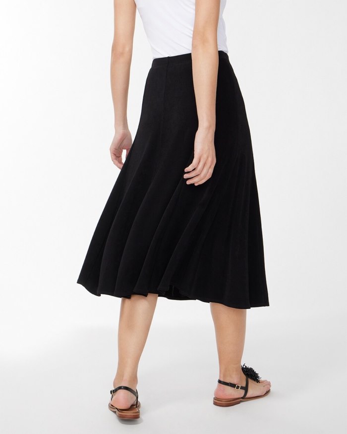 Chicos Travelers Classic Jordana Skirt - Dark Jade Chicos Travelers Classic Jordana Skirt - Dark Jade