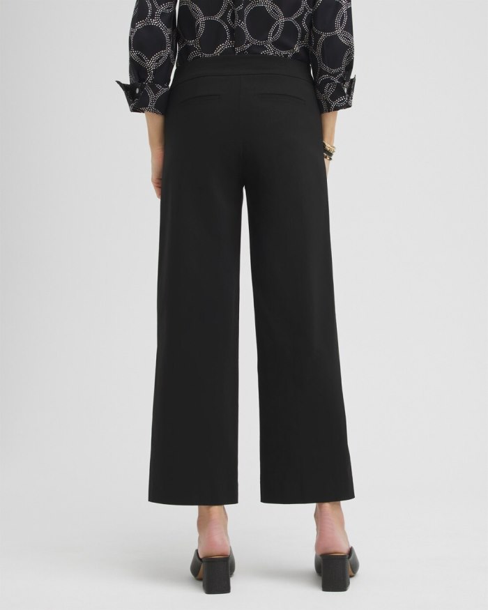 Chicos Brigitte Grommet Wide Leg Pants - Alabaster Chicos Brigitte Grommet Wide Leg Pants - Alabaster