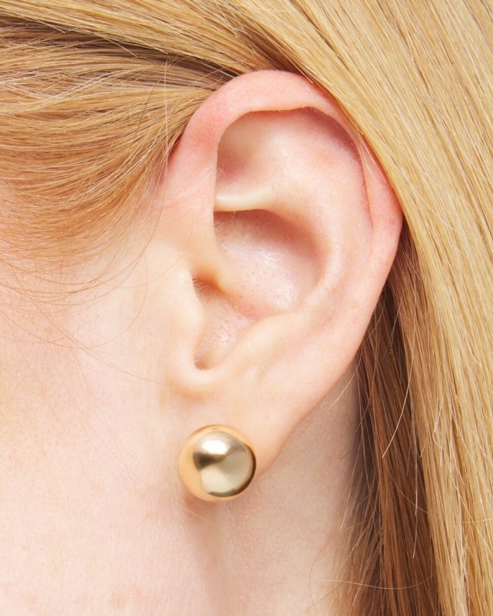 Chicos Gold Tone Stud Earrings - Gold Chicos Gold Tone Stud Earrings - Gold