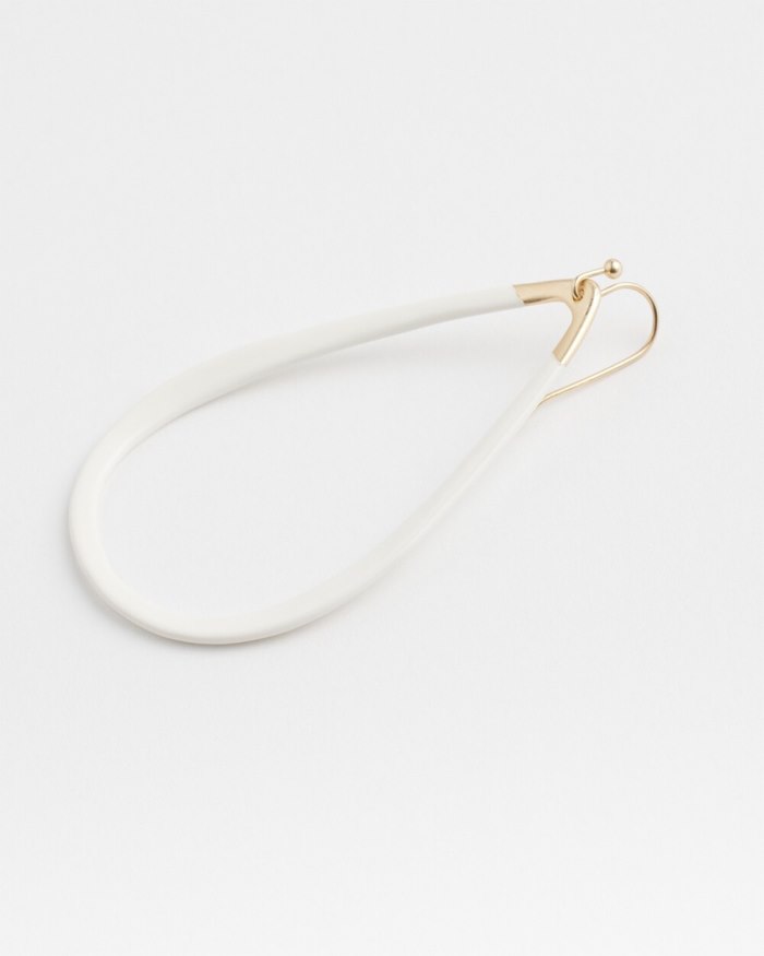 Chicos No Droop White Hoops - White Chicos No Droop White Hoops - White