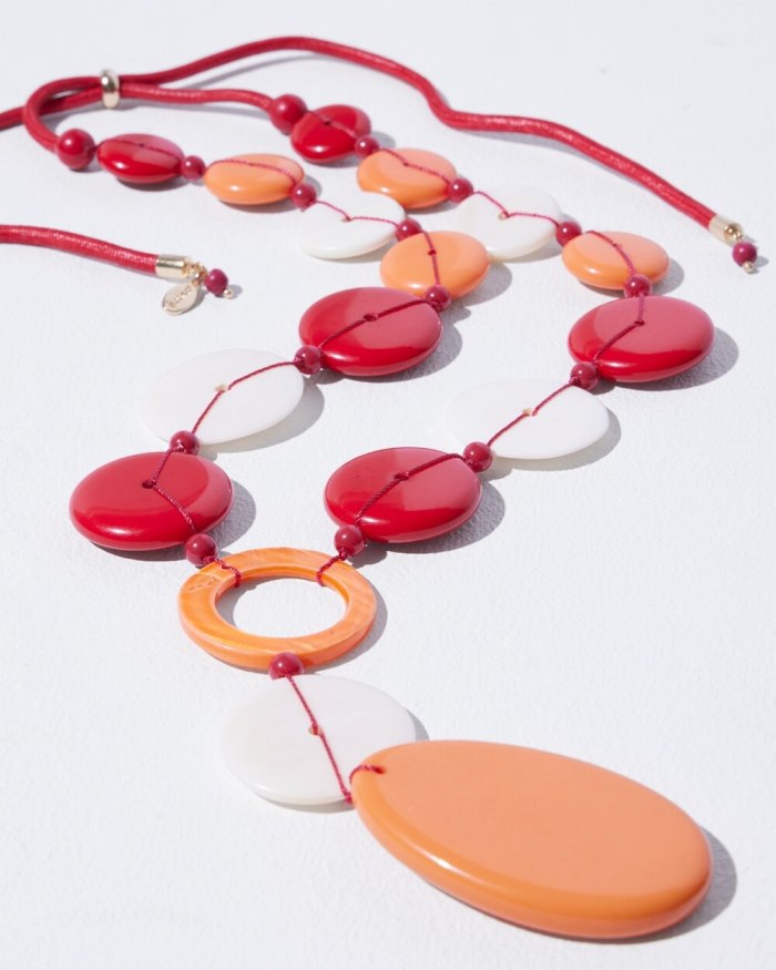 Chicos Long Y-Necklace - Multi Chicos Long Y-Necklace - Multi