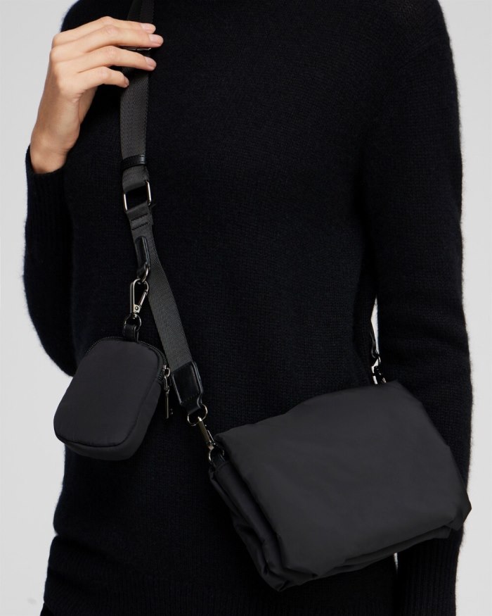 Chicos Mini Puffer Crossbody Bag - Black Chicos Mini Puffer Crossbody Bag - Black