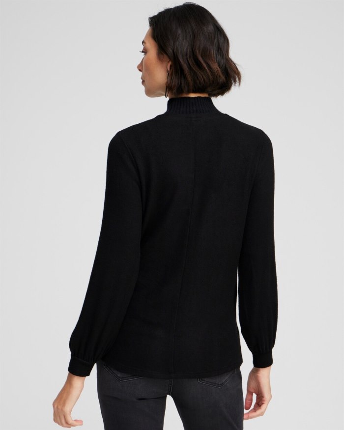 Chicos Tie Front Wrap Cardigan - Black Chicos Tie Front Wrap Cardigan - Black