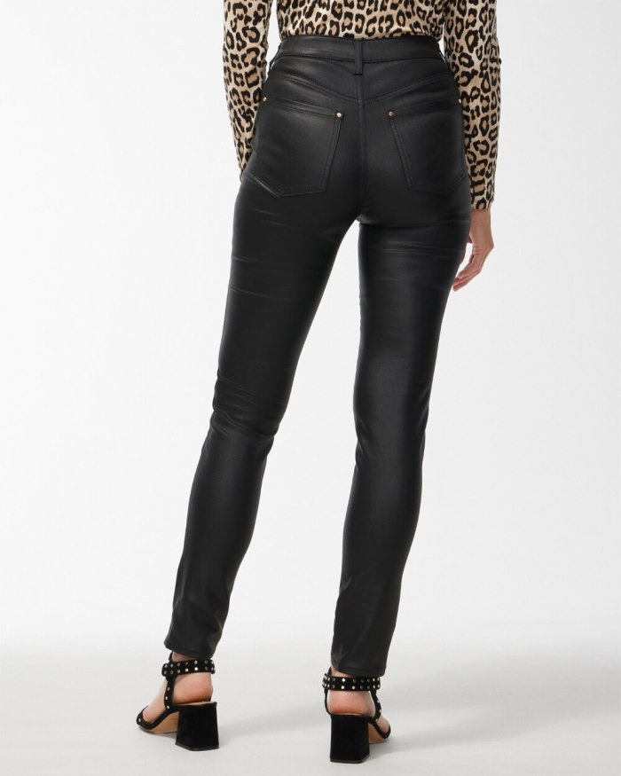 Chicos Coated Slim Jeans - Cosmic Violet Chicos Coated Slim Jeans - Cosmic Violet