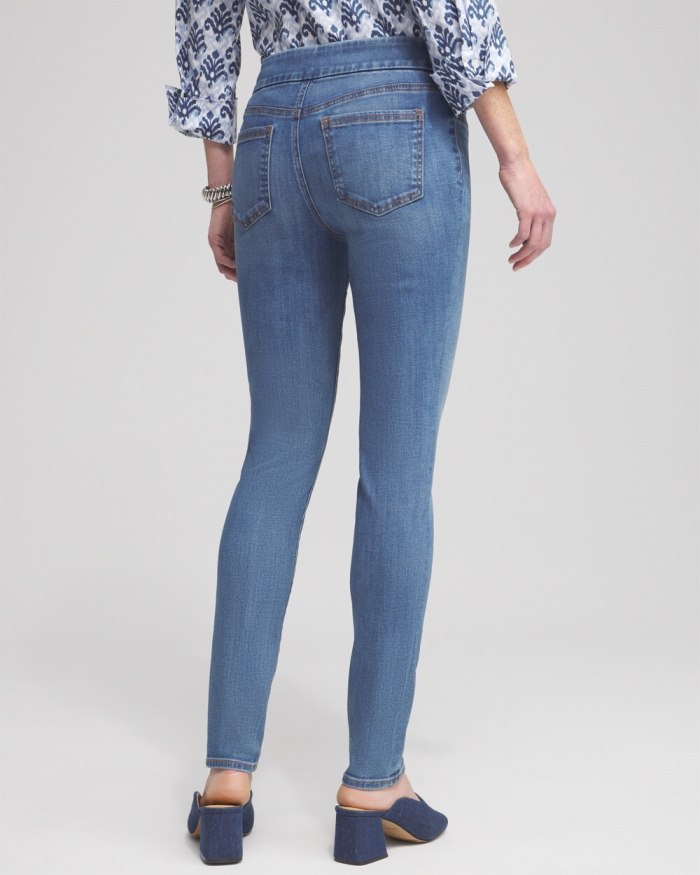 Chicos Pull-on Jeggings - Aquaria Indigo Chicos Pull-on Jeggings - Aquaria Indigo