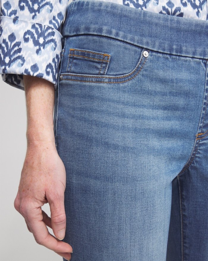 Chicos Pull-on Jeggings - Aquaria Indigo Chicos Pull-on Jeggings - Aquaria Indigo