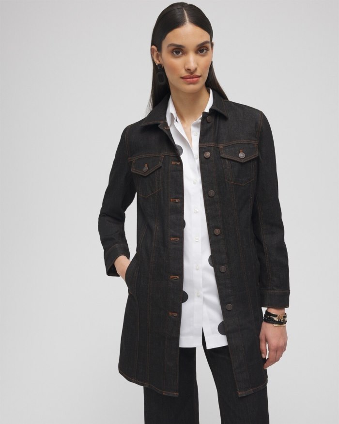 Chicos Denim Topper - Midnight Rinse Chicos Denim Topper - Midnight Rinse