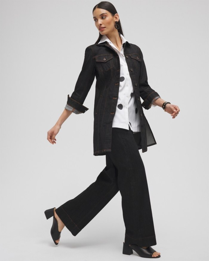 Chicos Denim Topper - Midnight Rinse Chicos Denim Topper - Midnight Rinse