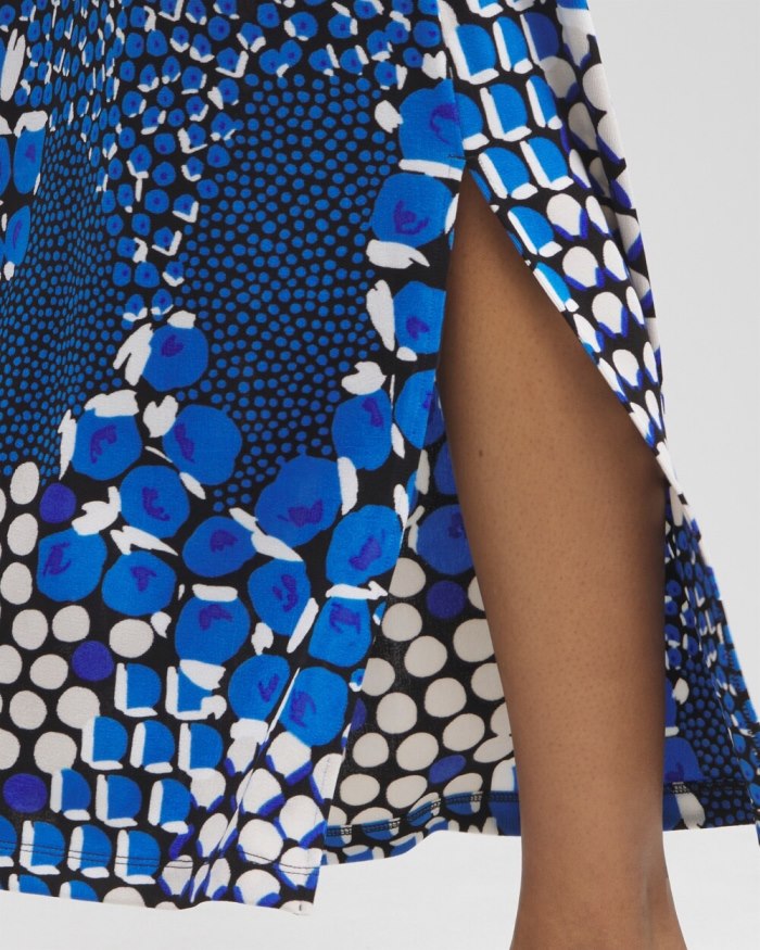 Chicos Travelers Classic Dots Maxi Dress - Intense Azure Chicos Travelers Classic Dots Maxi Dress - Intense Azure