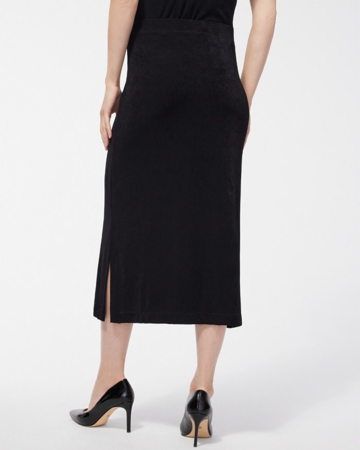 Chicos Travelers Midi Skirt - Travelers Black Chicos Travelers Midi Skirt - Travelers Black