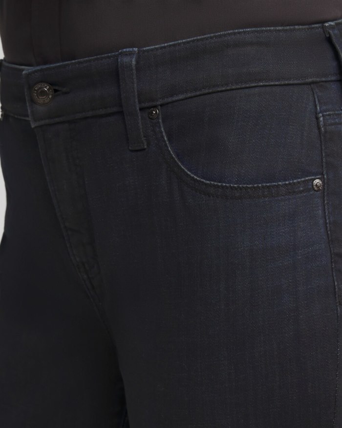 Chicos So Slimming Girlfriend Ankle Jeans - Rainier Indigo Chicos So Slimming Girlfriend Ankle Jeans - Rainier Indigo