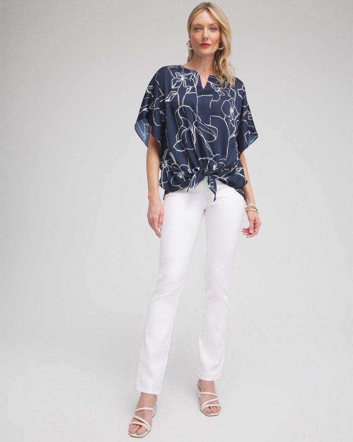 Chicos No Stain Girlfriend Jeans - Alabaster Chicos No Stain Girlfriend Jeans - Alabaster
