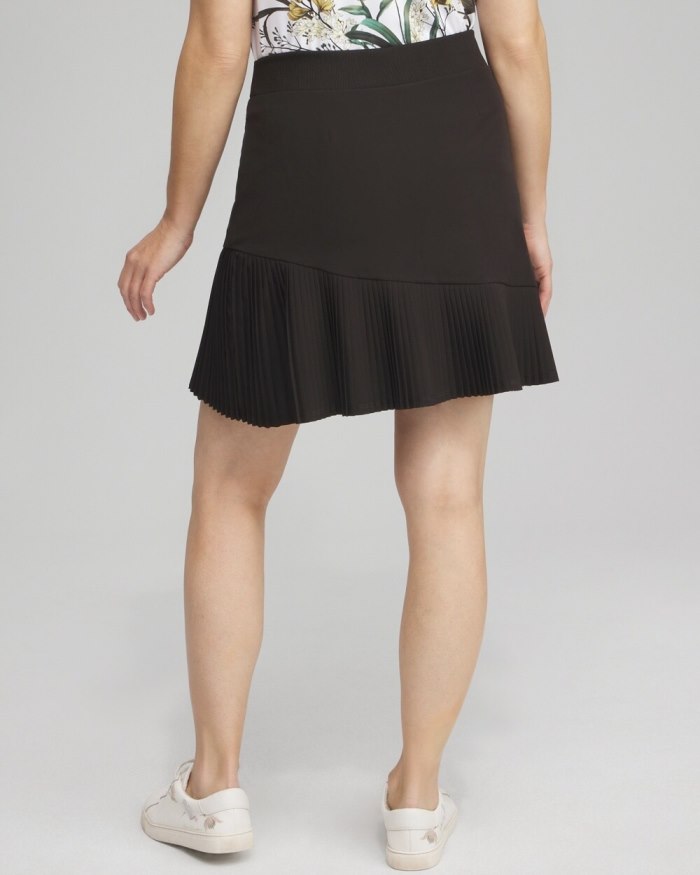 Chicos Zenergy UPF Neema Pleat Skort - Black Chicos Zenergy UPF Neema Pleat Skort - Black