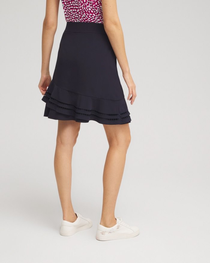 Chicos Zenergy Neema Trimmed Skort - Classic Navy Chicos Zenergy Neema Trimmed Skort - Classic Navy