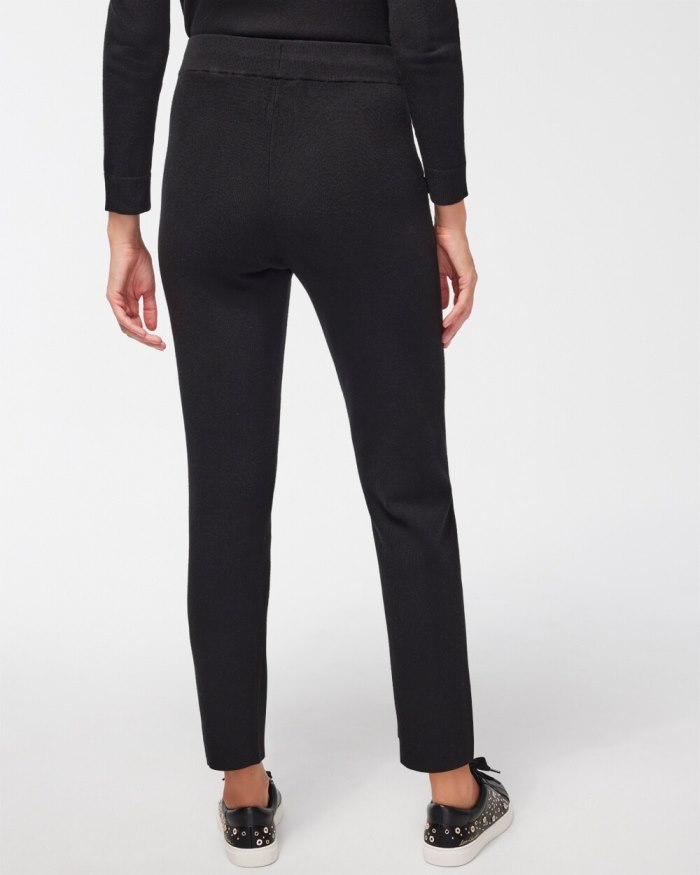 Chicos Zenergy Luxe Cashmere Blend Ankle Pants - Moonlit Teal Chicos Zenergy Luxe Cashmere Blend Ankle Pants - Moonlit Teal