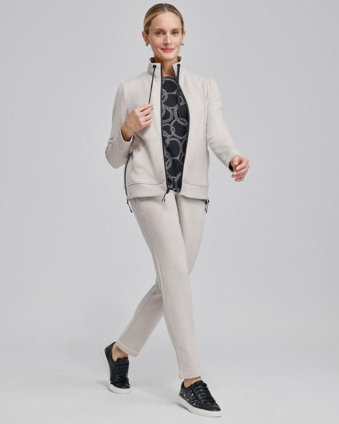 Chicos Zenergy Double Knit Jacket - French Blush Chicos Zenergy Double Knit Jacket - French Blush