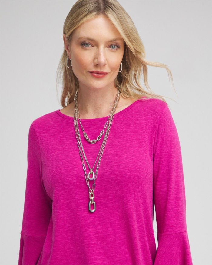 Chicos Multistrand Convertible Necklace - Multi Chicos Multistrand Convertible Necklace - Multi