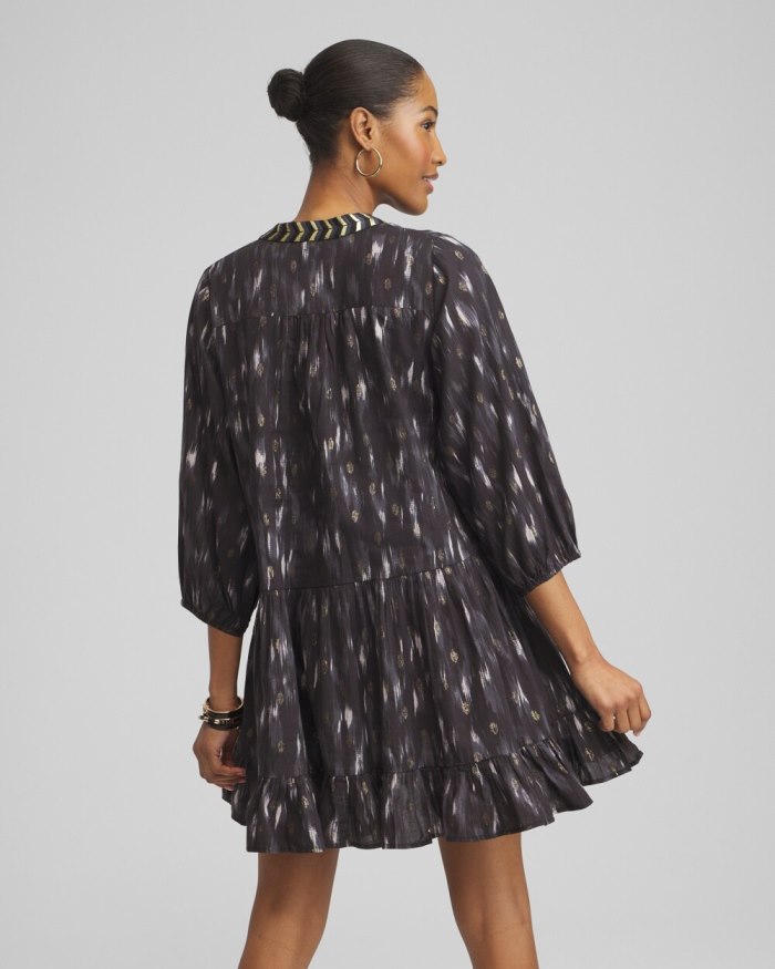 Chicos Miraclesuit Bronze Reign Coverup Dress - Black/Multi Chicos Miraclesuit Bronze Reign Coverup Dress - Black/Multi