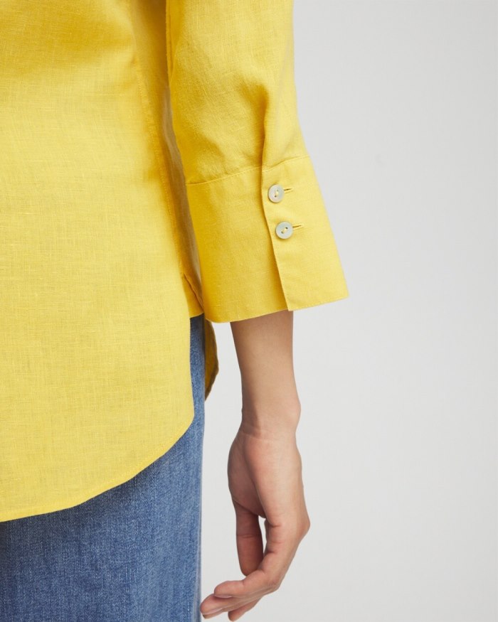 Chicos No Iron 3/4 Sleeve Shirt - Watermelon Punch Chicos No Iron 3/4 Sleeve Shirt - Watermelon Punch