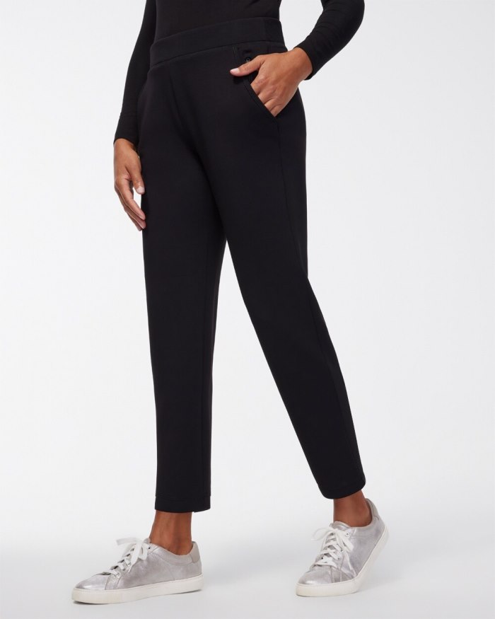 Chicos Zenergy Scuba Tapered Ankle Pants - Black Chicos Zenergy Scuba Tapered Ankle Pants - Black