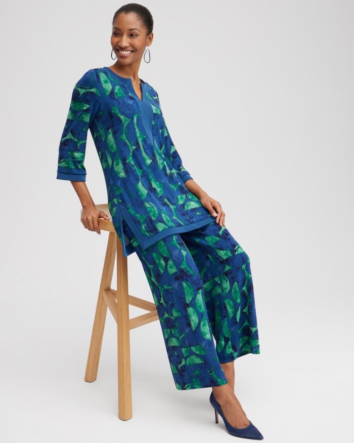 Chicos Travelers Half Moon Print Kurta - Twisted Ivy Chicos Travelers Half Moon Print Kurta - Twisted Ivy