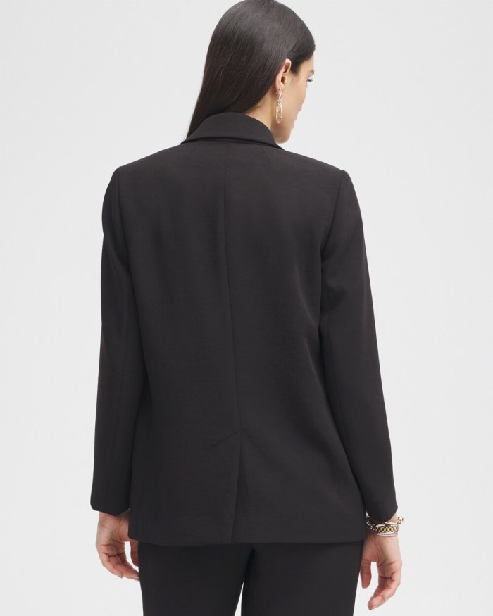 Chicos Black Label Boyfriend Blazer - Black Chicos Black Label Boyfriend Blazer - Black
